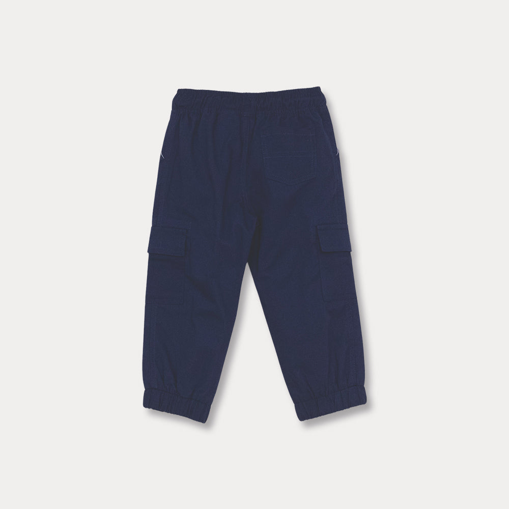 Pantalón Azul Oscuro Cargo Para Bebé Niño