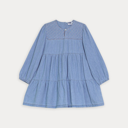 Vestido De Jean Claro