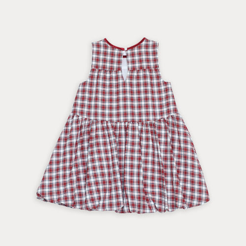 Vestido De Cuadros Rojos