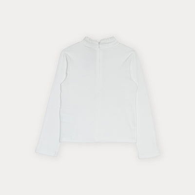 Franela Cuello Tortuga Crema