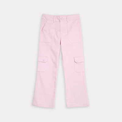 Pantalón rosado cargo para niña