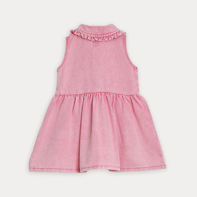 Vestido rosada para bebé niña