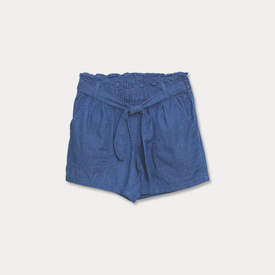 Short De Chambray Para Niña