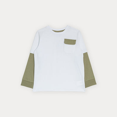 Franela Manga Larga Con Gráfico