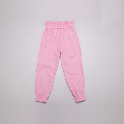 Pantalón de lino rosado