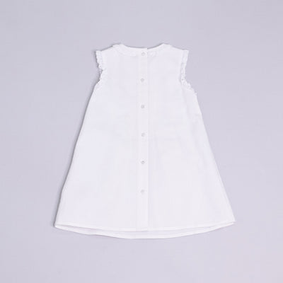 Vestido blanco piquet