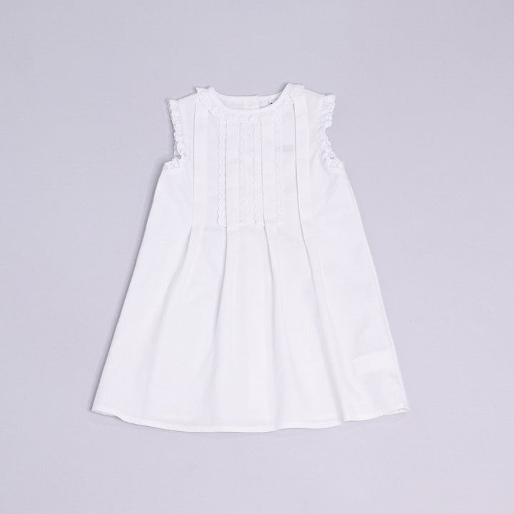 Vestido blanco piquet