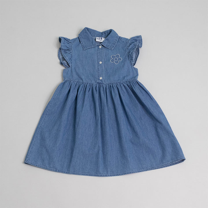 Vestido de chambray