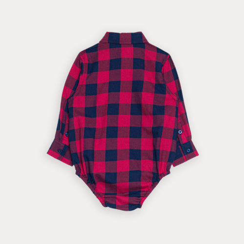 Body Camisa De Cuadros