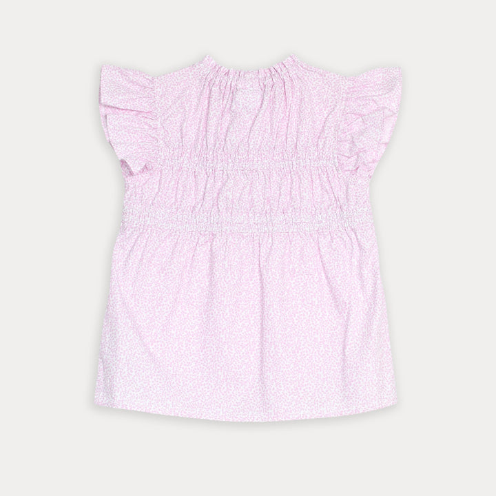 Blusa de maticas rosadas para niña