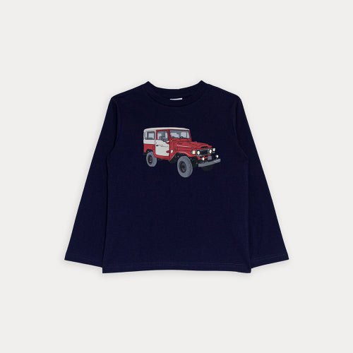 Franela Azul Con Gráfico