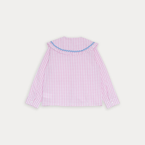 Blusa De Cuadros Rosados