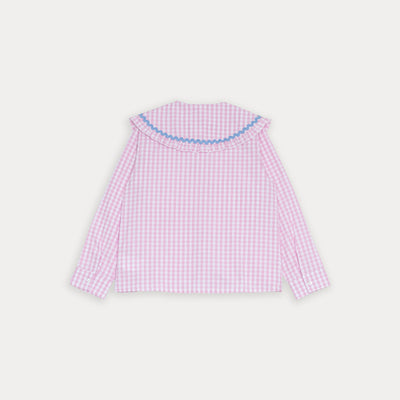Blusa De Cuadros Rosados