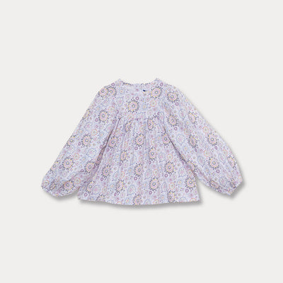 Blusa Con Estampado Multicolor Para Bebé Niña