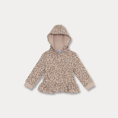 Suéter Animal Print Para Bebé Niña