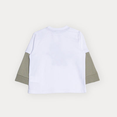 Franela Manga Larga Con Grafico