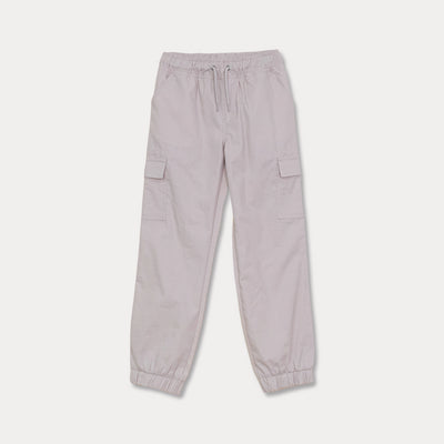 Pantalón Crema Cargo Para Niño