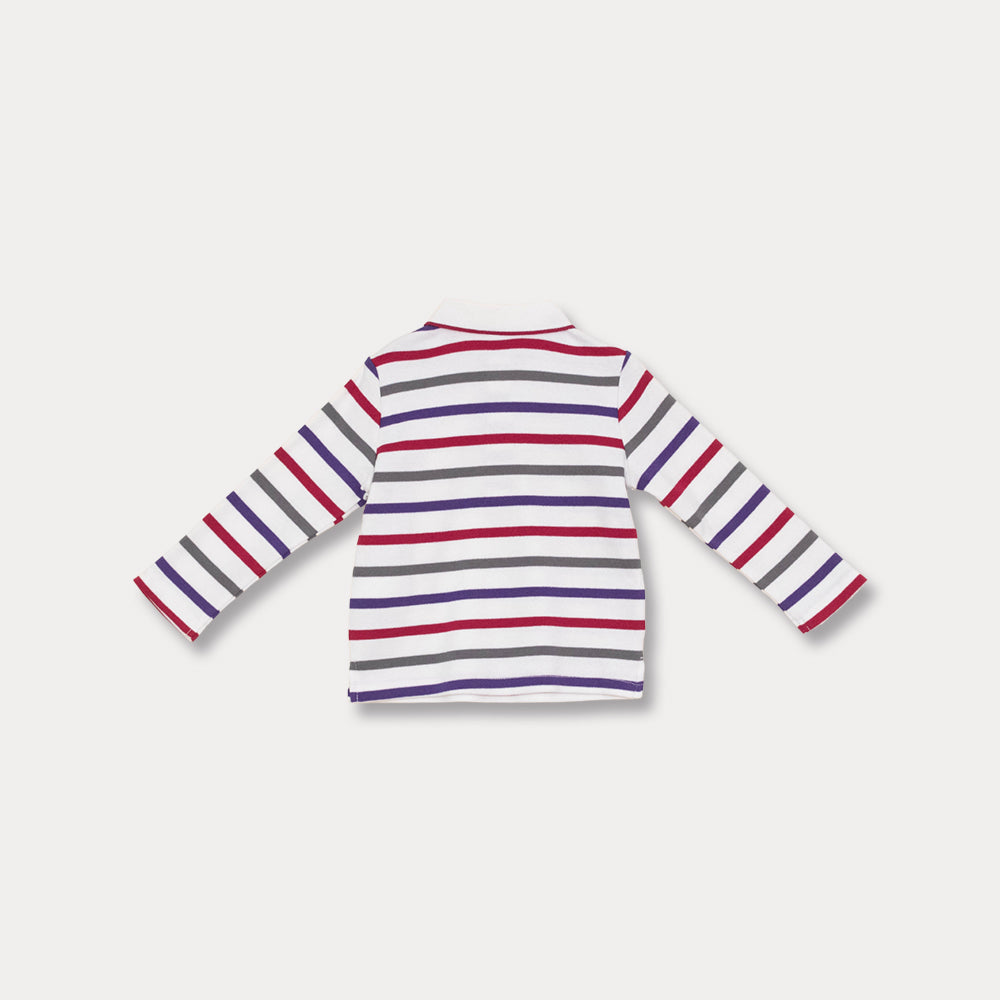 Chemise De Rayas Para Bebé Niño