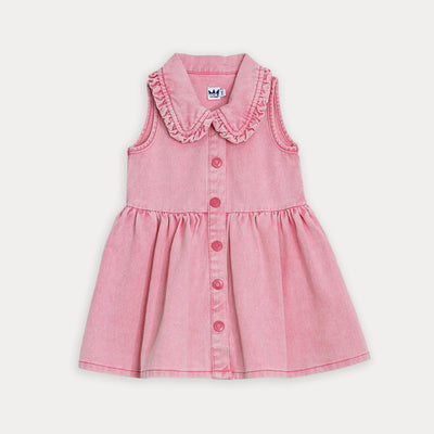 Vestido rosada para bebé niña