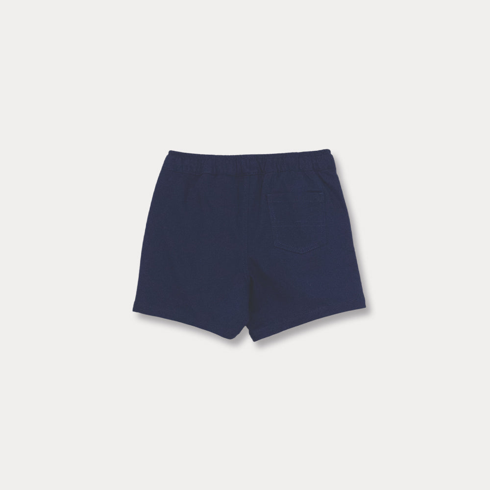 Short Azul Oscuro Para Bebé Niño