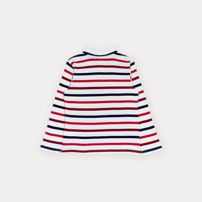 Chemise Manga Larga De Rayas