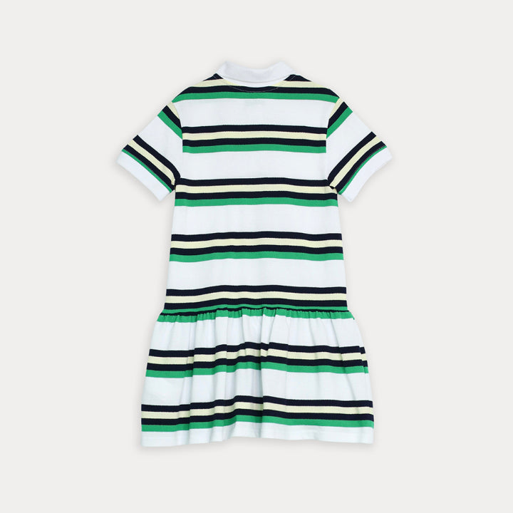 Vestido de rayas para niña