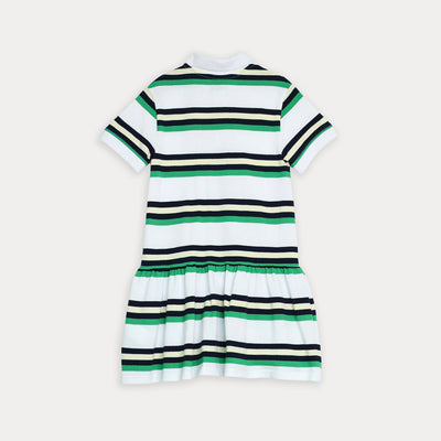 Vestido de rayas para niña