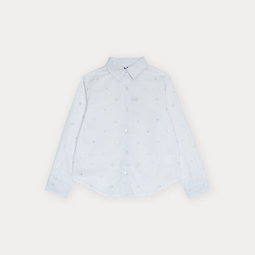 Camisa Blanca Con Estrellas