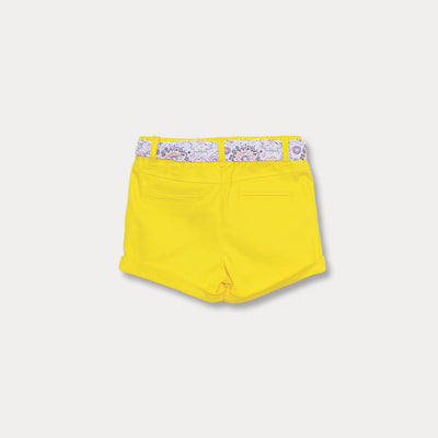 Short Amarillo Para Bebé Niña