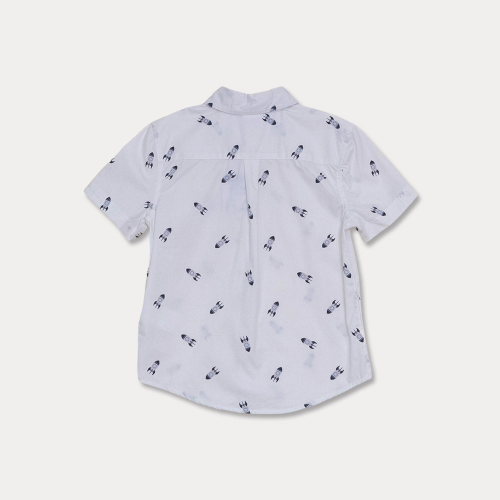 Camisa De Cohetes Para Niño