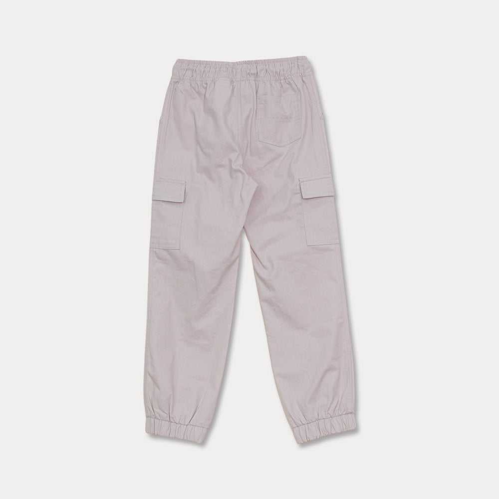 Pantalón Crema Cargo Para Niño