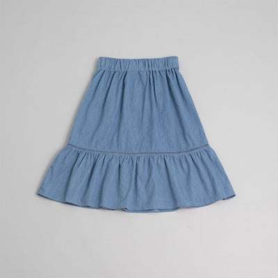 Falda de chambray