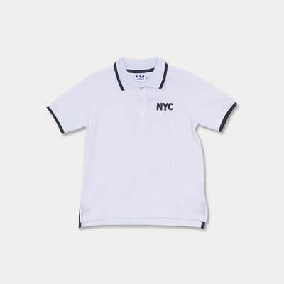 Chemise Blanca Nyc Para Niño