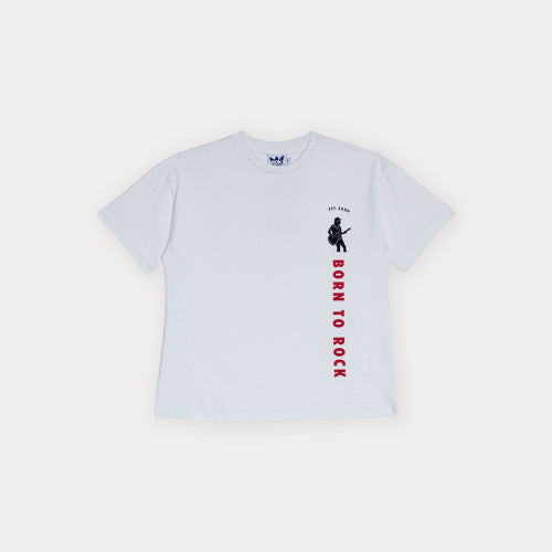 Franela Blanca Con Gráfico