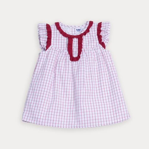 Vestido De Cuadros Rojos