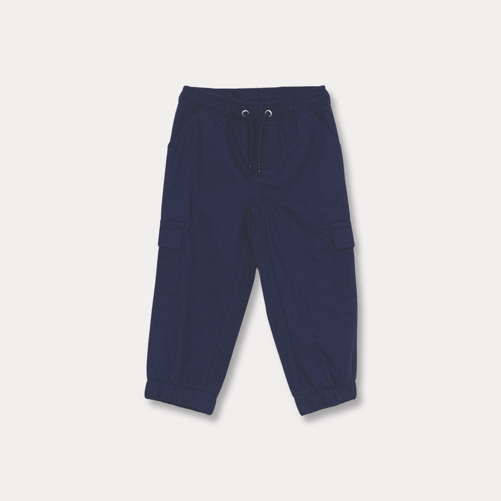 Pantalón Azul Oscuro Cargo Para Bebé Niño