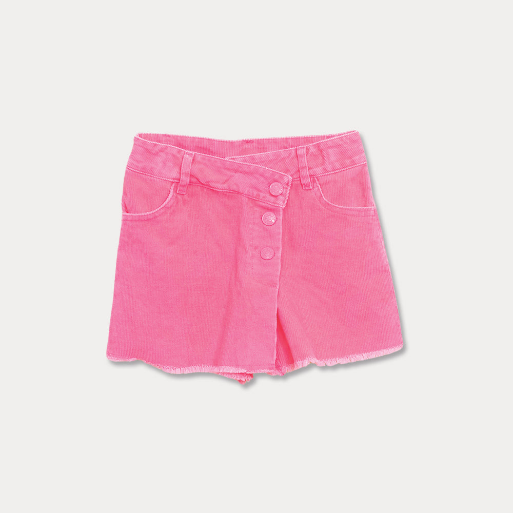 Falda Short Rosada Para Niña