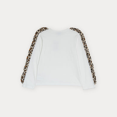 Franela Manga Larga Crema