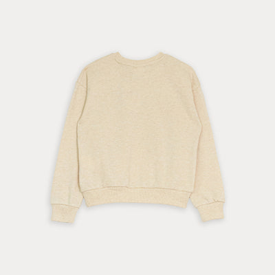 Suéter Amarillo Claro Con Grafico