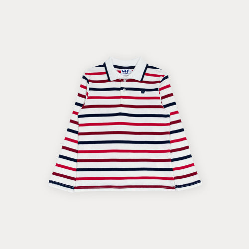 Chemise Manga Larga De Rayas