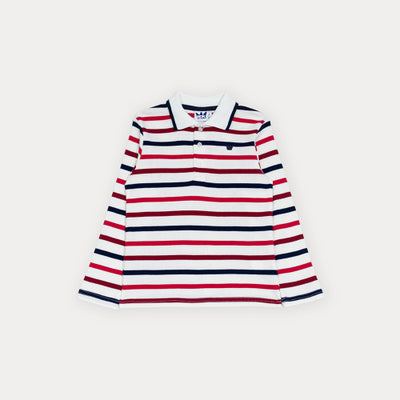 Chemise Manga Larga De Rayas