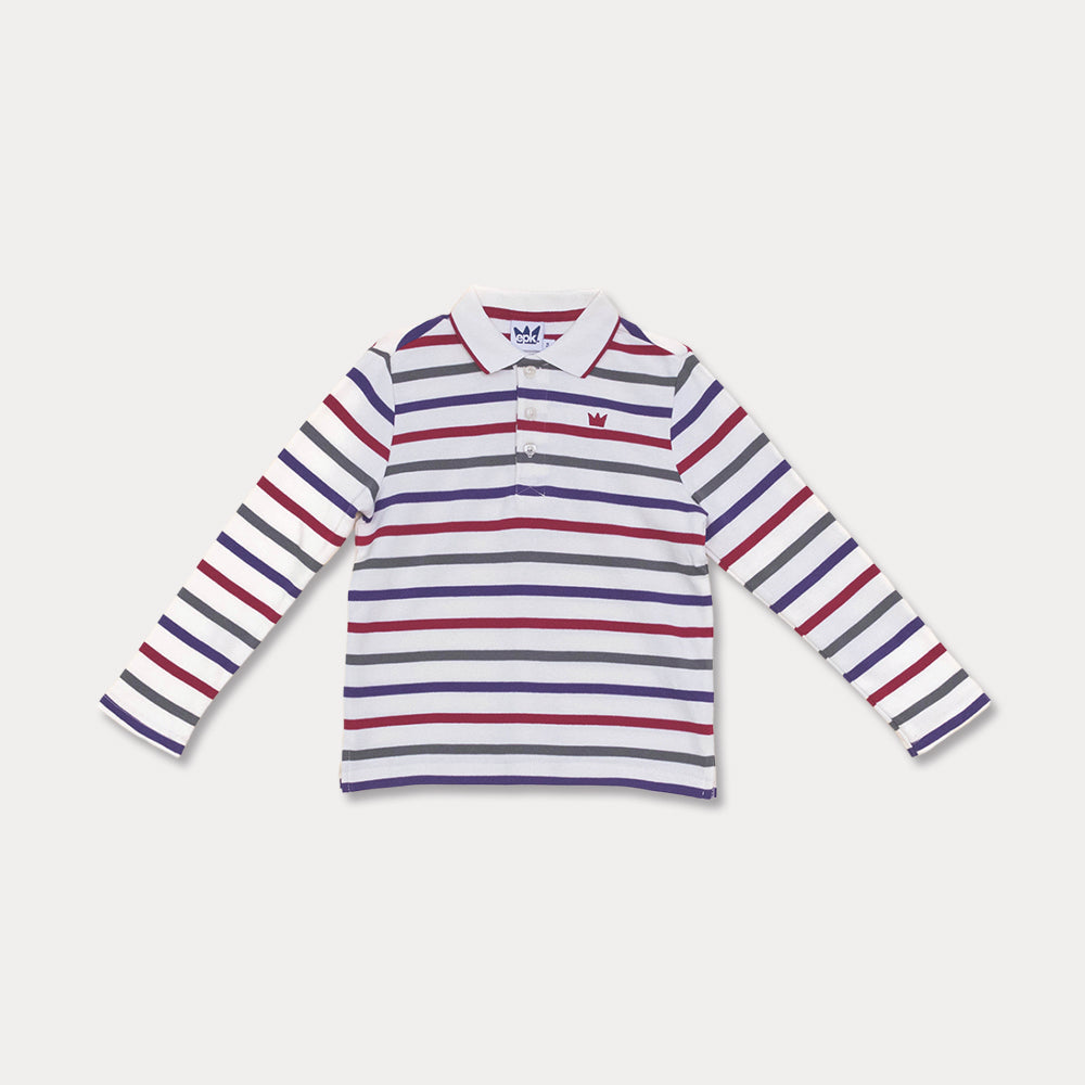 Chemise De Rayas Para Niño