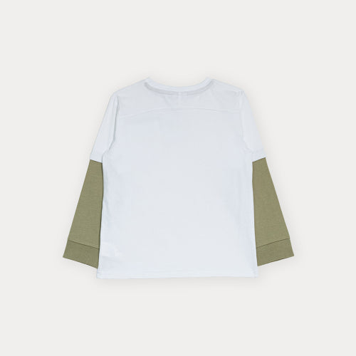 Franela Manga Larga Con Gráfico