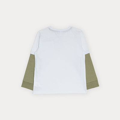 Franela Manga Larga Con Gráfico