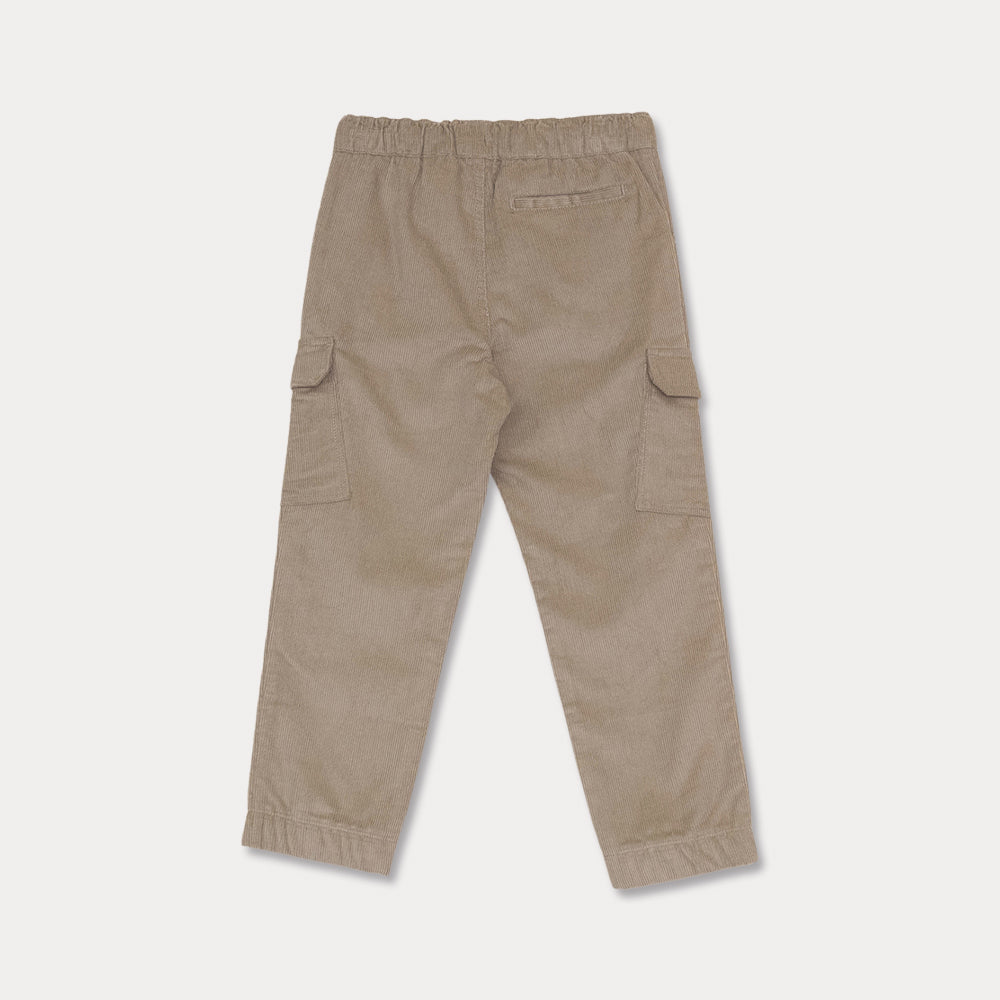 Pantalón Caqui Corduroy Para Niño