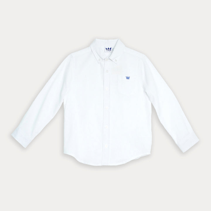 Camisa blanca para niño
