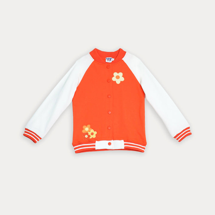 Chaqueta anaranjada para niña