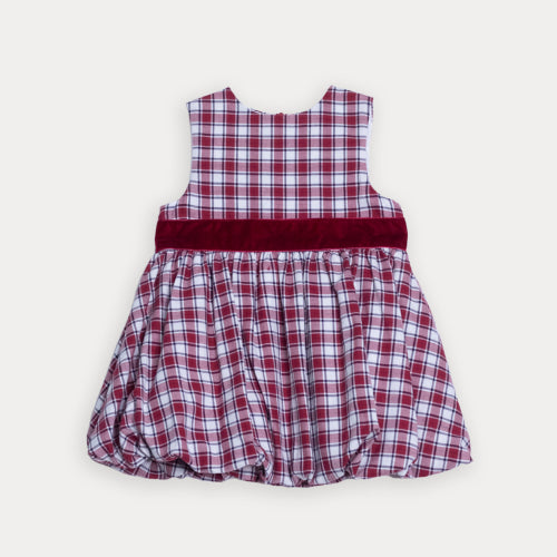 Vestido De Cuadros Rojos