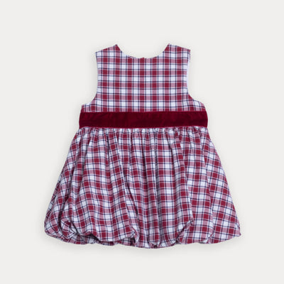 Vestido De Cuadros Rojos