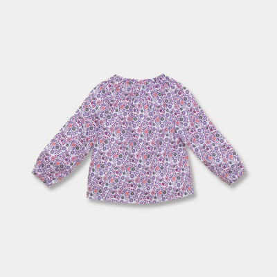 Blusa Multicolor De Flores Para Bebé Niña